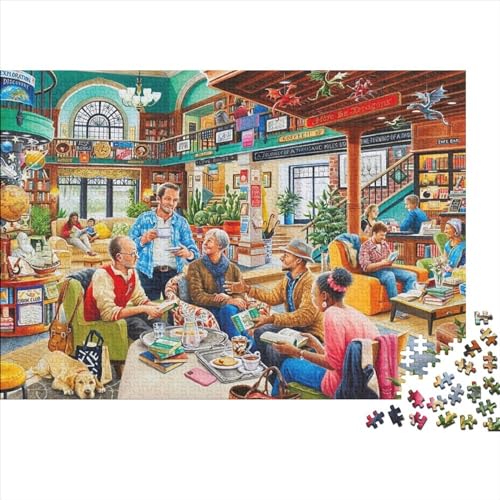 Buchhandel Puzzles 300 Teile Schwer Puzzle Spielzeug Pädagogisches Spiel Impossible Herausforderung Spielzeug Für Erwachsene Und Kinder Ab 14 Jahren 300pcs (40x28cm) von PXBDUASIE