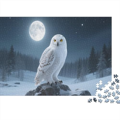 Búho von SchneePuzzles 300 Teile Schwer Puzzle Spielzeug Lernspiel Impossible Herausforderung Spielzeug Für Erwachsene Kinder 300pcs (40x28cm) von PXBDUASIE