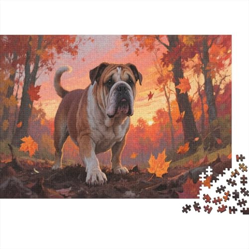BulldogsPuzzle 500 Teile Schwer Puzzle Spielzeug Lernspiel Impossible Herausforderung Spielzeug Für Erwachsene Und Kinder Ab 12 Jahren 500pcs (52x38cm) von PXBDUASIE