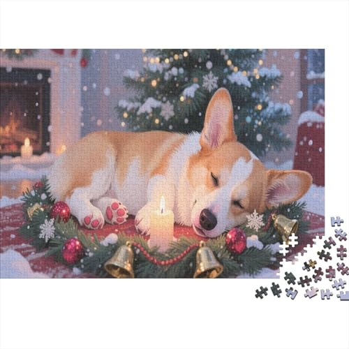 CorgiPuzzle 300 Teile Schwer Puzzle Spielzeug Pädagogisches Spiel Impossible Herausforderung Spielzeug Für Erwachsene Und Kinder Ab 12 Jahren 300pcs (40x28cm) von PXBDUASIE