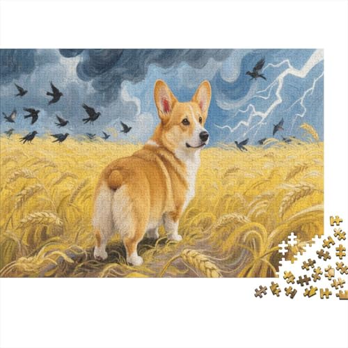 CorgiPuzzle 500-teilige Schwer Puzzle Spielzeug Lernspiel Impossible Herausforderung Spielzeug Für Erwachsene Und Kinder in Bewährter 500pcs (52x38cm) von PXBDUASIE