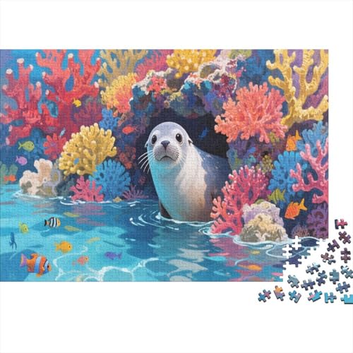 DichtungPuzzles 1000 Teile Schwer Puzzle Spielzeug Lernspiel Impossible Herausforderungsspielzeug Für Erwachsene Und Kinder Ab 12 Jahren 1000pcs (75x50cm) von PXBDUASIE