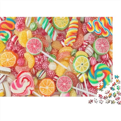Donut Puzzle 1000 Teile Schwer Puzzle Spielzeug Lernspiel Impossible Herausforderungsspielzeug Für Erwachsene Und Kinder Ab 14 Jahren 1000pcs (75x50cm) von PXBDUASIE