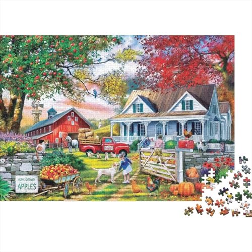 Ernte Puzzle 1000 Teile Schwer Puzzle Spielzeug Pädagogisches Spiel Impossible Herausforderungsspielzeug Für Erwachsene Und Kinder in Bewährter 1000pcs (75x50cm) von PXBDUASIE