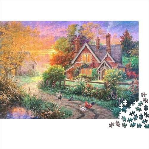 Ernte Puzzles 500 Teile Schwer Puzzle Spielzeug Lernspiel Impossible Herausforderung Spielzeug Für Erwachsene Kinder 500pcs (52x38cm) von PXBDUASIE