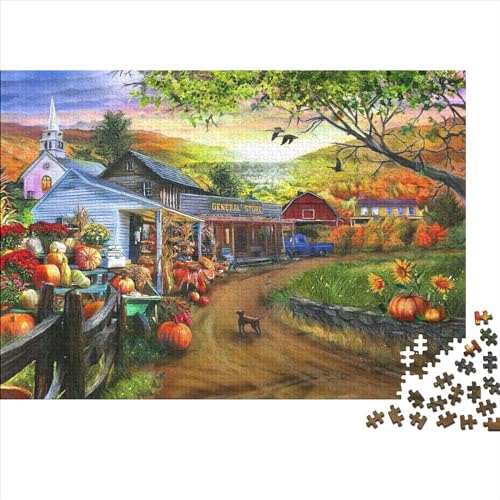 Ernte Puzzles 500 Teile Schwer Puzzle Spielzeug Lernspiel Impossible Herausforderungsspielzeug Für Erwachsene Und Kinder Ab 12 Jahren 500pcs (52x38cm) von PXBDUASIE