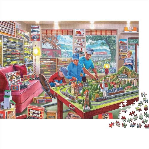 Family Time Puzzle 300 Teile Schwer Puzzle Spielzeug Pädagogisches Spiel Impossible Herausforderung Spielzeug Für Erwachsene Und Kinder in Bewährter 300pcs (40x28cm) von PXBDUASIE