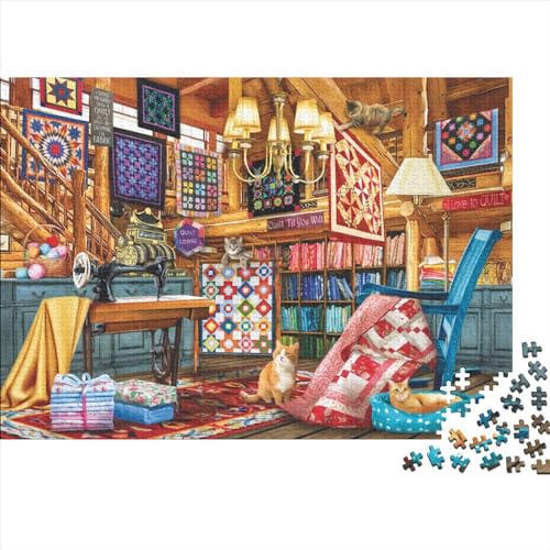 Fun Shop Puzzle 1000 Teile Schwer Puzzle Spielzeug Lernspiel Impossible Herausforderungsspielzeug Für Erwachsene Kinder 1000pcs (75x50cm) von PXBDUASIE