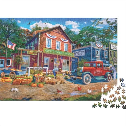 GemischtwarenladenPuzzle 1000-teilige Schwer Puzzle Spielzeug Pädagogisches Spiel Impossible Herausforderung Spielzeug Für Erwachsene Kinder 1000pcs (75x50cm) von PXBDUASIE