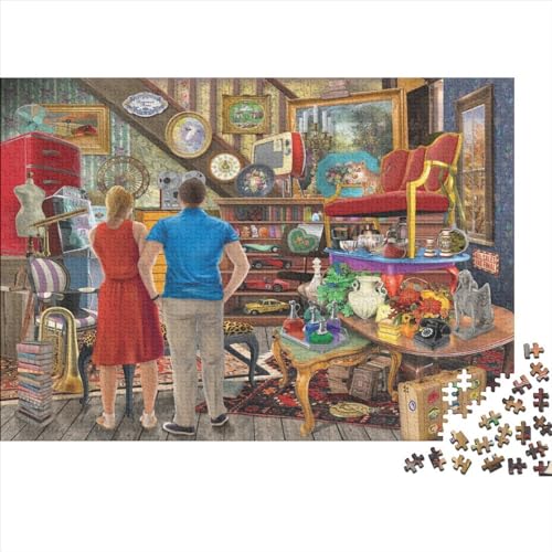 GemischtwarenladenPuzzle 1000-teilige Schwer Puzzle Spielzeug Pädagogisches Spiel Impossible Herausforderung Spielzeug Für Erwachsene Und Kinder Ab 14 Jahren 1000pcs (75x50cm) von PXBDUASIE
