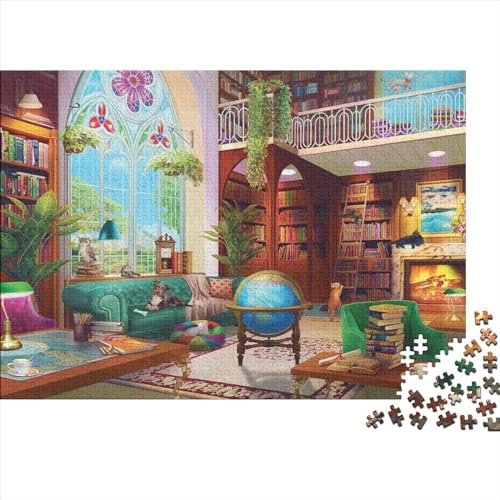 Gemütliche HüttePuzzle 1000 Teile Schwer Puzzle Spielzeug Lernspiel Impossible Herausforderung Spielzeug Für Erwachsene Und Kinder Ab 12 Jahren 1000pcs (75x50cm) von PXBDUASIE