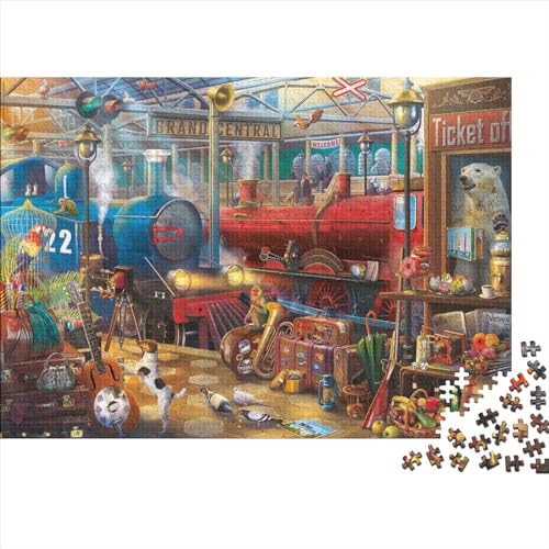 Gemütliche HüttePuzzles 1000 Teile Schwer Puzzle Spielzeug Lernspiel Impossible Herausforderung Spielzeug Für Erwachsene Und Kinder in Bewährter 1000pcs (75x50cm) von PXBDUASIE