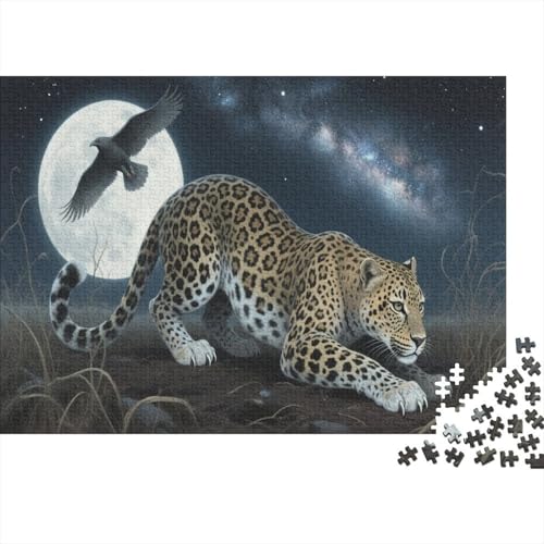 Gepard Puzzle 300 Teile Schwer Puzzle Spielzeug Lernspiel Impossible Herausforderungsspielzeug Für Erwachsene Und Kinder Ab 12 Jahren 300pcs (40x28cm) von PXBDUASIE