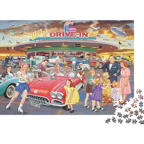 Geschäftszentrum Puzzle 500 Teile Schwer Puzzle Spielzeug Pädagogisches Spiel Impossible Herausforderungsspielzeug Für Erwachsene Und Kinder Ab 12 Jahren 500pcs (52x38cm) von PXBDUASIE