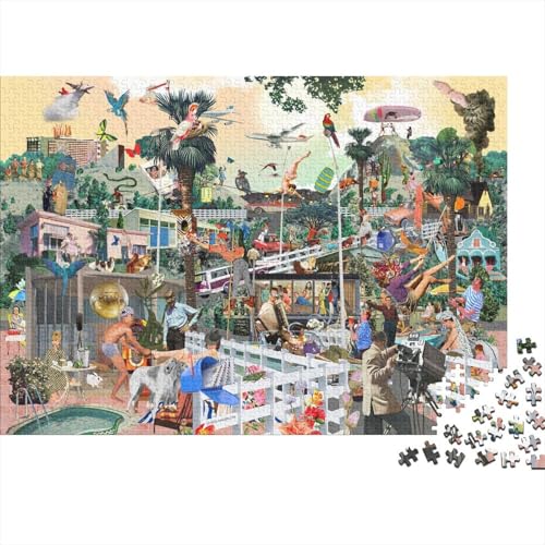 Geschäftszentrum Puzzles 500 Teile Schwer Puzzle Spielzeug Lernspiel Impossible Herausforderung Spielzeug Für Erwachsene Und Kinder in Bewährter 500pcs (52x38cm) von PXBDUASIE
