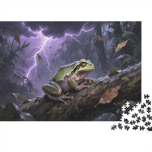Gift Dart FroschPuzzles 500 Teile Schwer Puzzle Spielzeug Pädagogisches Spiel Impossible Herausforderungsspielzeug Für Erwachsene Kinder 500pcs (52x38cm) von PXBDUASIE