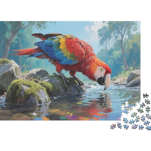 GuacamayoPuzzle 1000 Teile Schwer Puzzle Spielzeug Pädagogisches Spiel Impossible Herausforderungsspielzeug Für Erwachsene Und Kinder Ab 14 Jahren 1000pcs (75x50cm) von PXBDUASIE
