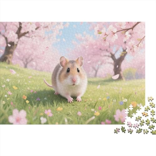 HamsterPuzzles 1000 Teile Schwer Puzzle Spielzeug Pädagogisches Spiel Impossible Herausforderung Spielzeug Für Erwachsene Und Kinder Ab 12 Jahren 1000pcs (75x50cm) von PXBDUASIE