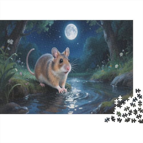 HamsterPuzzles 1000 Teile Schwer Puzzle Spielzeug Pädagogisches Spiel Impossible Herausforderungsspielzeug Für Erwachsene Und Kinder in Bewährter 1000pcs (75x50cm) von PXBDUASIE