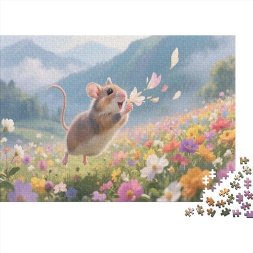 HamsterPuzzles 300 Teile Schwer Puzzle Spielzeug Lernspiel Impossible Herausforderungsspielzeug Für Erwachsene Und Kinder Ab 12 Jahren 300pcs (40x28cm) von PXBDUASIE