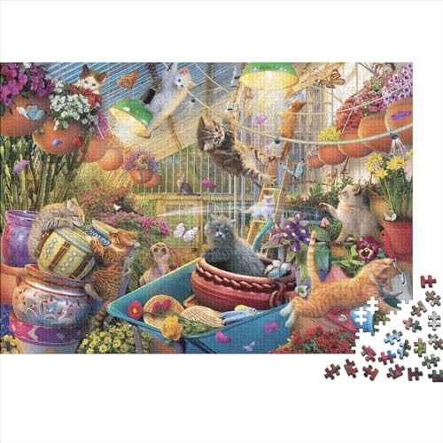 Heimtiermarkt Puzzle 1000-teilige Schwer Puzzle Spielzeug Pädagogisches Spiel Impossible Herausforderung Spielzeug Für Erwachsene Kinder 1000pcs (75x50cm) von PXBDUASIE
