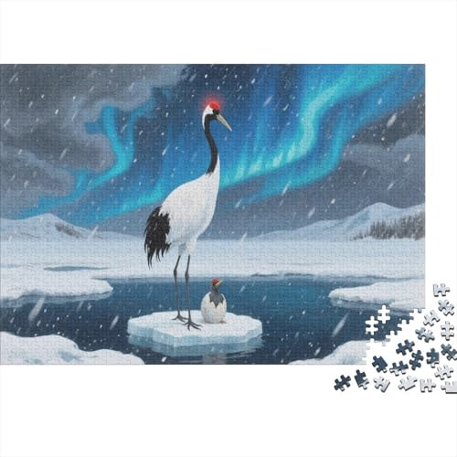 HeronPuzzle 300-teilige Schwer Puzzle Spielzeug Pädagogisches Spiel Impossible Herausforderungsspielzeug Für Erwachsene Und Kinder Ab 14 Jahren 300pcs (40x28cm) von PXBDUASIE