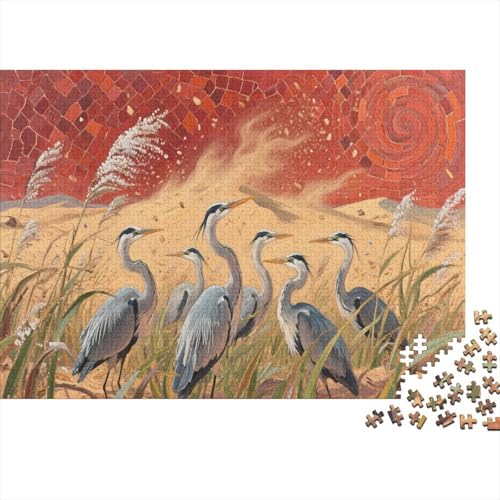 HeronPuzzles 500 Teile Schwer Puzzle Spielzeug Lernspiel Impossible Herausforderungsspielzeug Für Erwachsene Kinder 500pcs (52x38cm) von PXBDUASIE