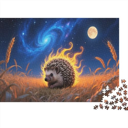 IgelPuzzle 500-teilige Schwer Puzzle Spielzeug Lernspiel Impossible Herausforderungsspielzeug Für Erwachsene Und Kinder Ab 14 Jahren 500pcs (52x38cm) von PXBDUASIE