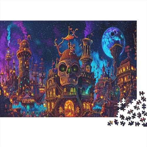 Karneval Puzzles 1000 Teile Schwer Puzzle Spielzeug Lernspiel Impossible Herausforderungsspielzeug Für Erwachsene Kinder 1000pcs (75x50cm) von PXBDUASIE