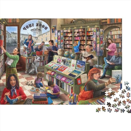 KaufhausPuzzle 1000 Teile Schwer Puzzle Spielzeug Pädagogisches Spiel Impossible Herausforderung Spielzeug Für Erwachsene Und Kinder Ab 14 Jahren 1000pcs (75x50cm) von PXBDUASIE