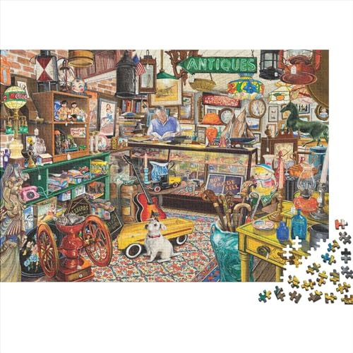 KaufhausPuzzle 300 Teile Schwer Puzzle Spielzeug Pädagogisches Spiel Impossible Herausforderungsspielzeug Für Erwachsene Und Kinder Ab 12 Jahren 300pcs (40x28cm) von PXBDUASIE