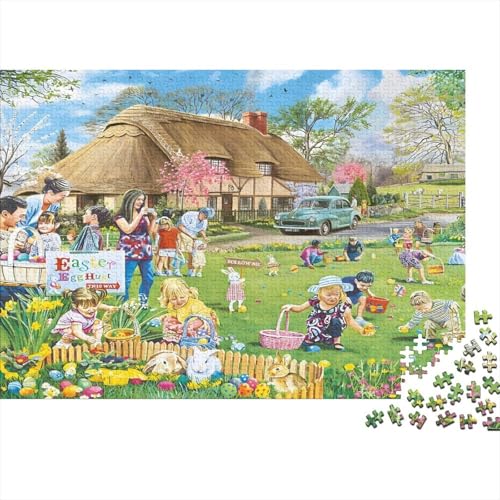 Kinderspielplatz Puzzles 300 Teile Schwer Puzzle Spielzeug Lernspiel Impossible Herausforderung Spielzeug Für Erwachsene Und Kinder Ab 12 Jahren 300pcs (40x28cm) von PXBDUASIE