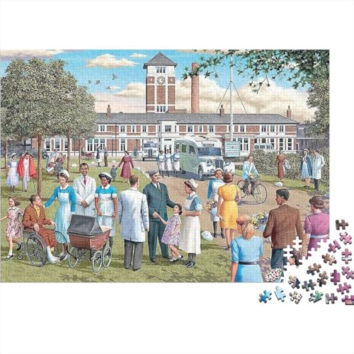 Kirche Puzzles 1000 Teile Schwer Puzzle Spielzeug Lernspiel Impossible Herausforderungsspielzeug Für Erwachsene Und Kinder Ab 12 Jahren 1000pcs (75x50cm) von PXBDUASIE