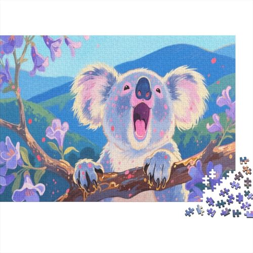 KoalaPuzzle 1000 Teile Schwer Puzzle Spielzeug Lernspiel Impossible Herausforderung Spielzeug Für Erwachsene Kinder 1000pcs (75x50cm) von PXBDUASIE