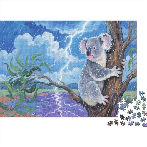 KoalaPuzzle 1000 Teile Schwer Puzzle Spielzeug Pädagogisches Spiel Impossible Herausforderung Spielzeug Für Erwachsene Und Kinder Ab 14 Jahren 1000pcs (75x50cm) von PXBDUASIE