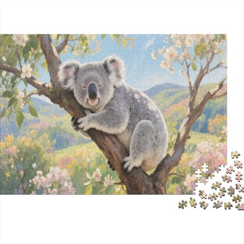 KoalaPuzzle 1000 Teile Schwer Puzzle Spielzeug Pädagogisches Spiel Impossible Herausforderung Spielzeug Für Erwachsene Und Kinder in Bewährter 1000pcs (75x50cm) von PXBDUASIE