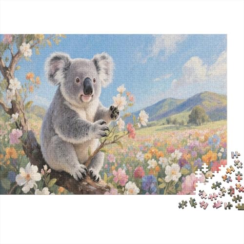 KoalaPuzzle 500 Teile Schwer Puzzle Spielzeug Lernspiel Impossible Herausforderungsspielzeug Für Erwachsene Und Kinder Ab 12 Jahren 500pcs (52x38cm) von PXBDUASIE