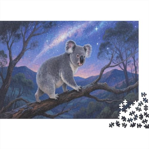 KoalaPuzzle 500-teilige Schwer Puzzle Spielzeug Lernspiel Impossible Herausforderung Spielzeug Für Erwachsene Und Kinder Ab 14 Jahren 500pcs (52x38cm) von PXBDUASIE