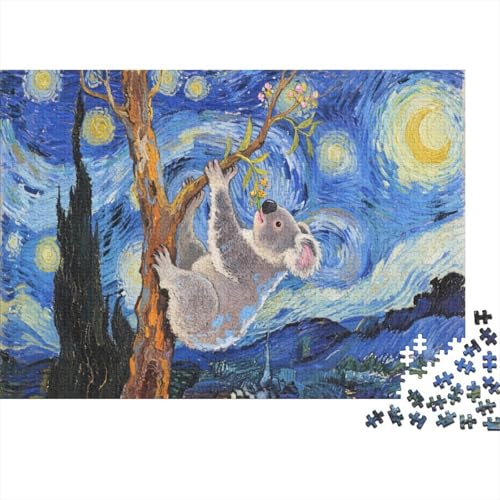 KoalaPuzzles 1000 Teile Schwer Puzzle Spielzeug Pädagogisches Spiel Impossible Herausforderung Spielzeug Für Erwachsene Kinder 1000pcs (75x50cm) von PXBDUASIE