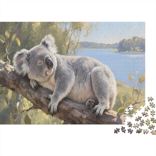 KoalaPuzzles 500 Teile Schwer Puzzle Spielzeug Pädagogisches Spiel Impossible Herausforderungsspielzeug Für Erwachsene Und Kinder Ab 12 Jahren 500pcs (52x38cm) von PXBDUASIE