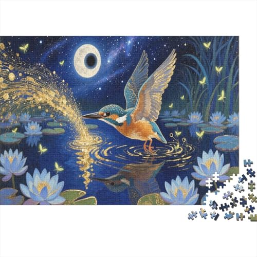 KönigsfischerPuzzle 1000 Teile Schwer Puzzle Spielzeug Lernspiel Impossible Herausforderungsspielzeug Für Erwachsene Und Kinder Ab 14 Jahren 1000pcs (75x50cm) von PXBDUASIE