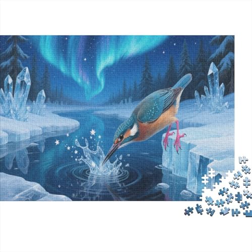 KönigsfischerPuzzles 1000 Teile Schwer Puzzle Spielzeug Pädagogisches Spiel Impossible Herausforderungsspielzeug Für Erwachsene Und Kinder Ab 14 Jahren 1000pcs (75x50cm) von PXBDUASIE
