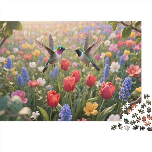 KolibriPuzzle 500 Teile Schwer Puzzle Spielzeug Lernspiel Impossible Herausforderung Spielzeug Für Erwachsene Und Kinder in Bewährter 500pcs (52x38cm) von PXBDUASIE