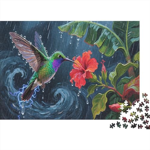 KolibriPuzzles 300 Teile Schwer Puzzle Spielzeug Lernspiel Impossible Herausforderungsspielzeug Für Erwachsene Und Kinder Ab 14 Jahren 300pcs (40x28cm) von PXBDUASIE