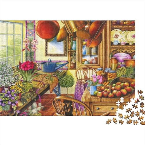 KüchePuzzles 1000 Teile Schwer Puzzle Spielzeug Pädagogisches Spiel Impossible Herausforderungsspielzeug Für Erwachsene Und Kinder in Bewährter 1000pcs (75x50cm) von PXBDUASIE