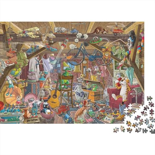 Lagerraum Puzzle 1000 Teile Schwer Puzzle Spielzeug Pädagogisches Spiel Impossible Herausforderungsspielzeug Für Erwachsene Und Kinder in Bewährter 1000pcs (75x50cm) von PXBDUASIE