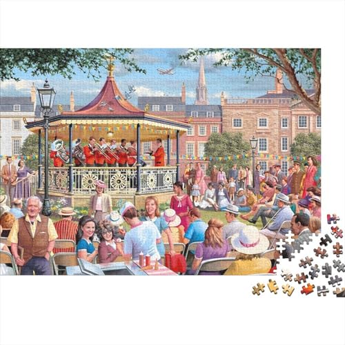 Lebendiger Markt Puzzle 1000 Teile Schwer Puzzle Spielzeug Lernspiel Impossible Herausforderung Spielzeug Für Erwachsene Und Kinder in Bewährter 1000pcs (75x50cm) von PXBDUASIE
