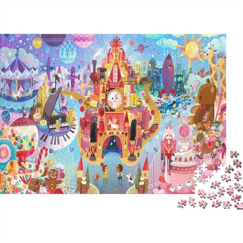 Lebensmittelgeschäft Puzzle 1000-teilige Schwer Puzzle Spielzeug Pädagogisches Spiel Impossible Herausforderungsspielzeug Für Erwachsene Kinder 1000pcs (75x50cm) von PXBDUASIE