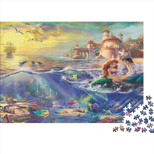 Märchen Puzzles 300 Teile Schwer Puzzle Spielzeug Lernspiel Impossible Herausforderung Spielzeug Für Erwachsene Und Kinder Ab 14 Jahren 300pcs (40x28cm) von PXBDUASIE
