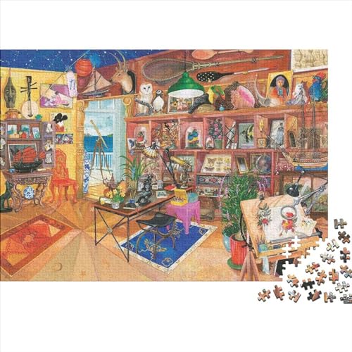 Malstudio Puzzle 1000-teilige Schwer Puzzle Spielzeug Pädagogisches Spiel Impossible Herausforderung Spielzeug Für Erwachsene Und Kinder in Bewährter 1000pcs (75x50cm) von PXBDUASIE